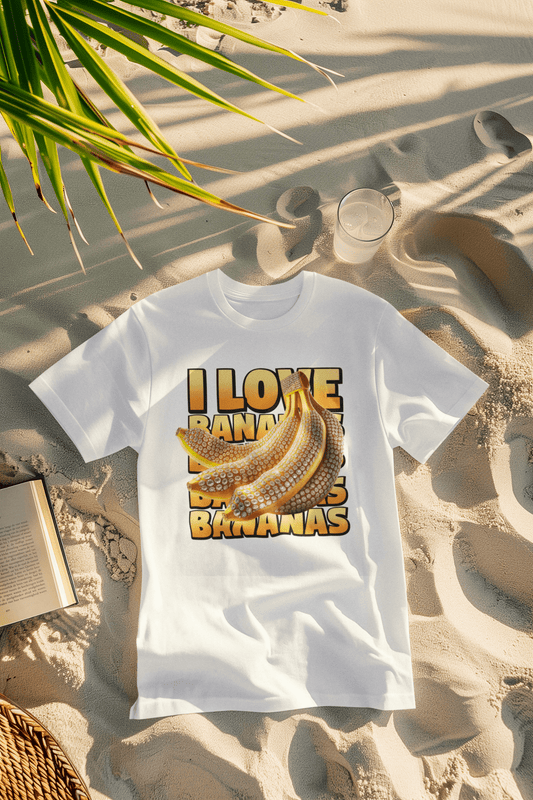 I love bananas marškinėliai - MONYMOOD
