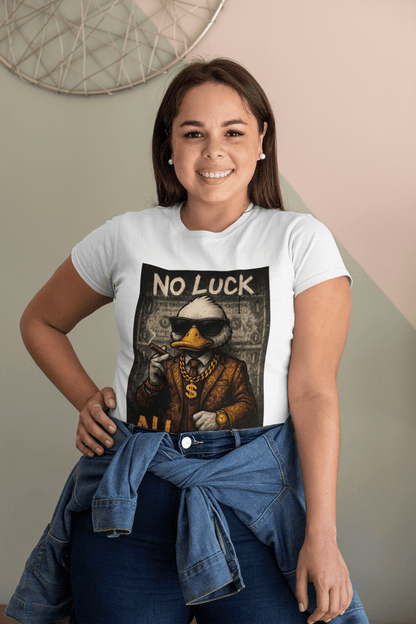 No Luck, All Hustle marškinėliai - MONYMOOD
