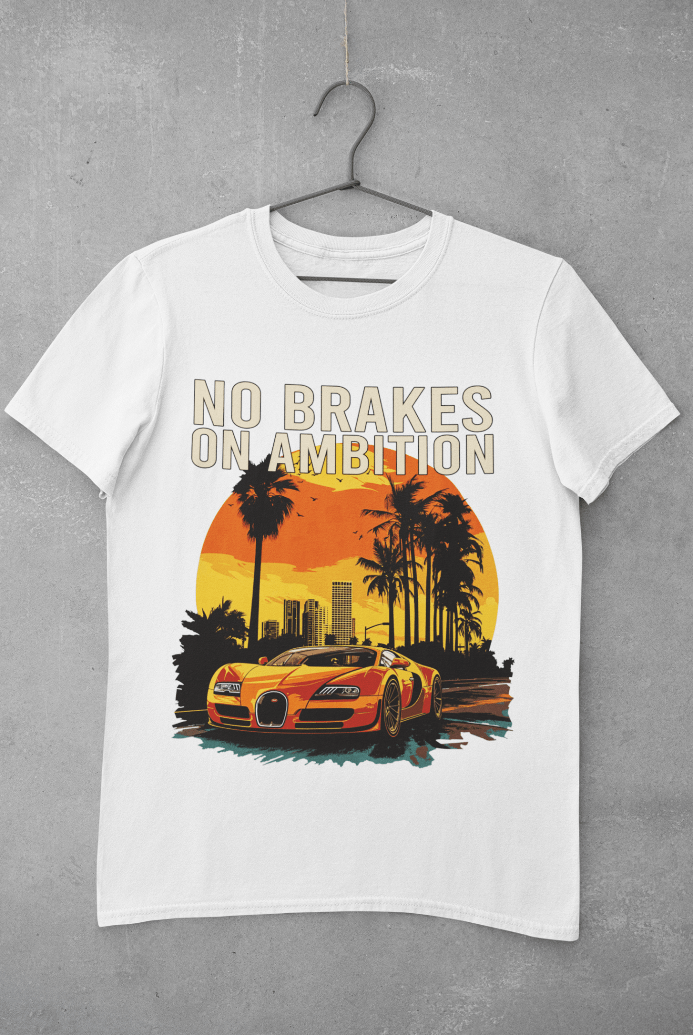 No brakes on ambition marškinėliai - MONYMOOD