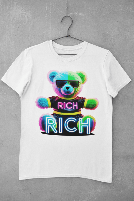 RICH bear marškinėliai - MONYMOOD
