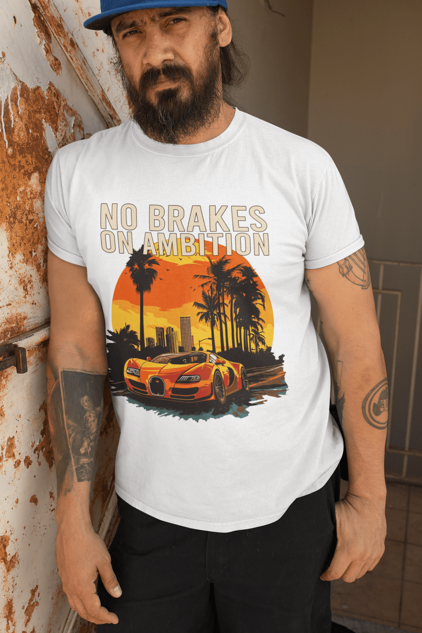 No brakes on ambition marškinėliai - MONYMOOD