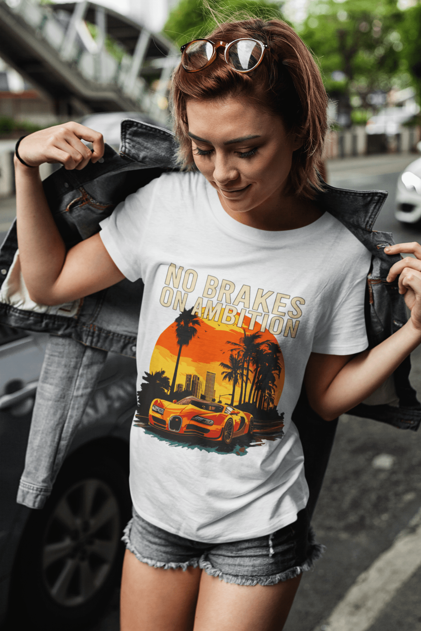 No brakes on ambition marškinėliai - MONYMOOD