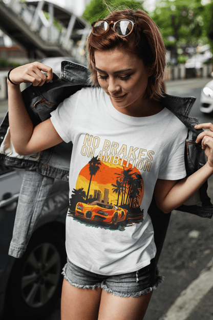 No brakes on ambition marškinėliai - MONYMOOD