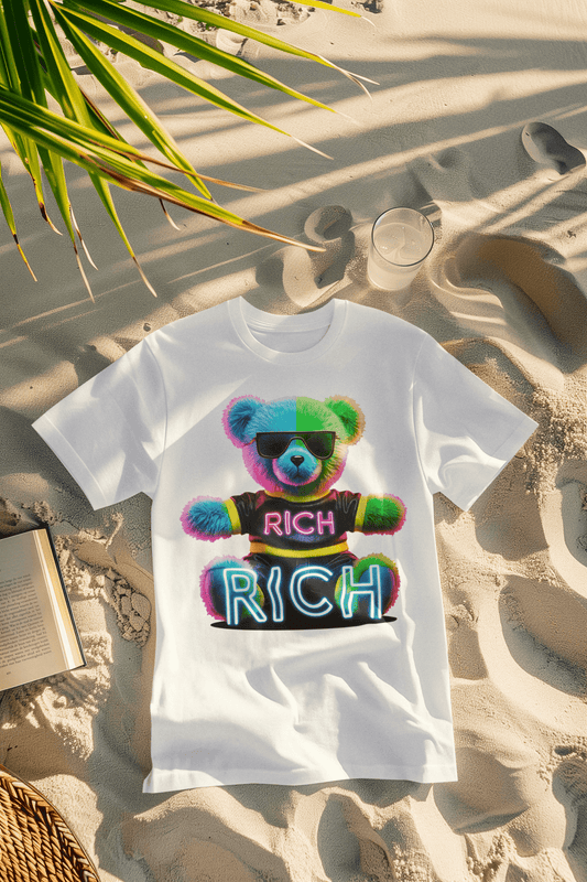 RICH bear marškinėliai - MONYMOOD