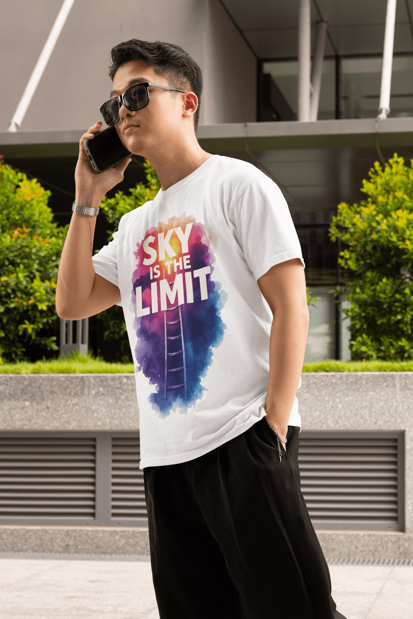 Sky is the limit marškinėliai - MONYMOOD