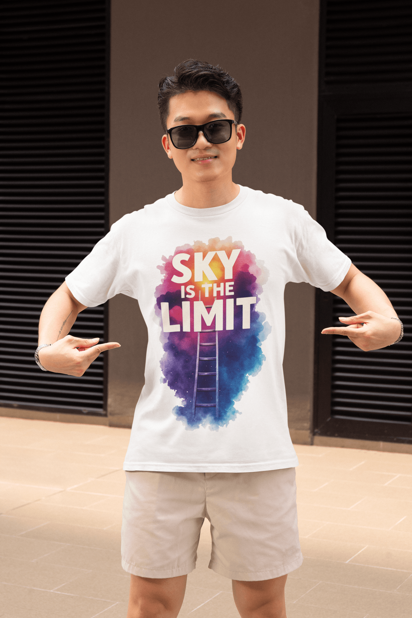 Sky is the limit marškinėliai - MONYMOOD