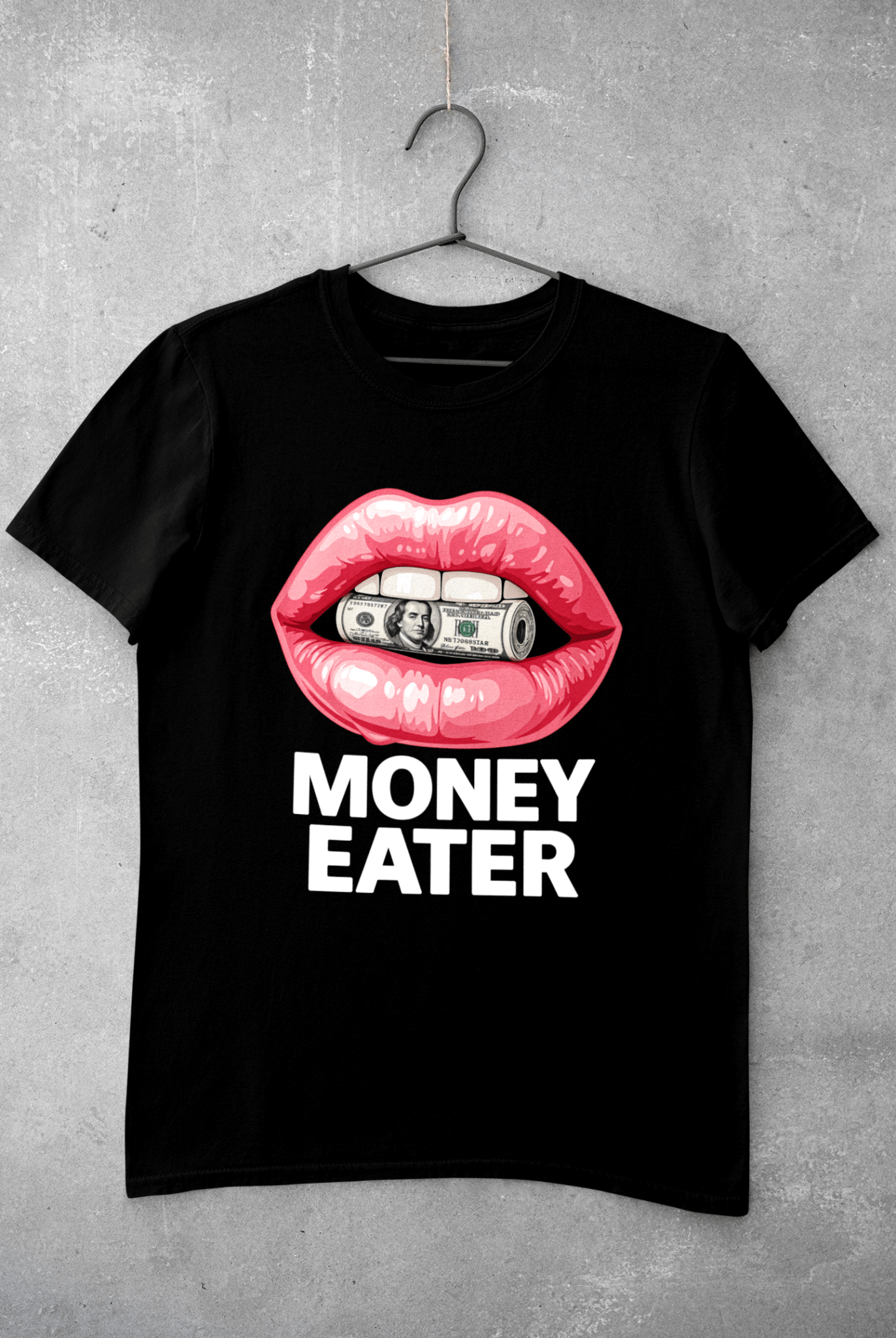 Money Eater juodi marškinėliai - MONYMOOD