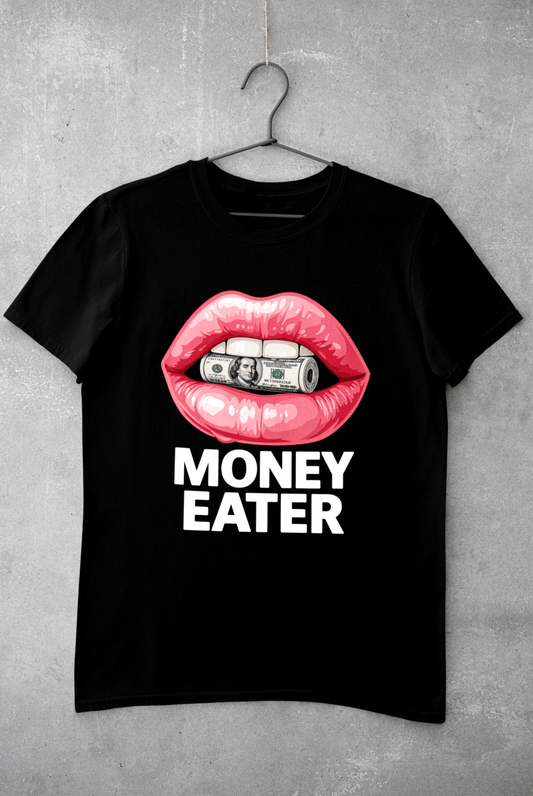 Money Eater juodi marškinėliai - MONYMOOD