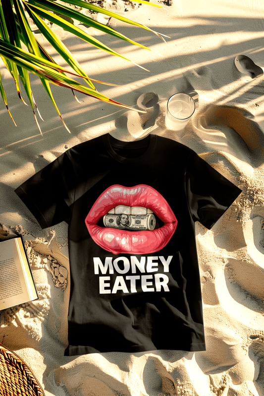 Money Eater juodi marškinėliai - MONYMOOD